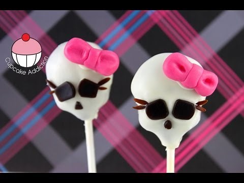 MONSTER HIGH CAKE POPS! A Cupcake Addiction How To Tutorial