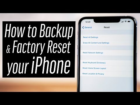 How to Backup & Reset your iPhone in 2023!