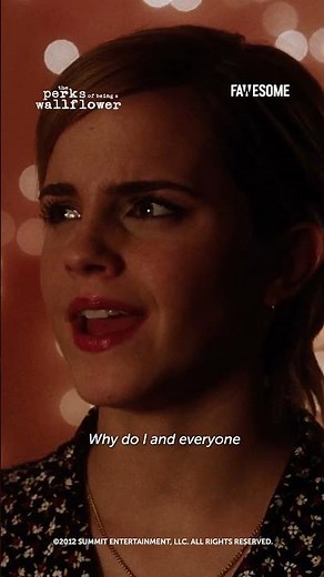 We accept the love we think we deserve. 🎥: Perks of Being a Wallflower