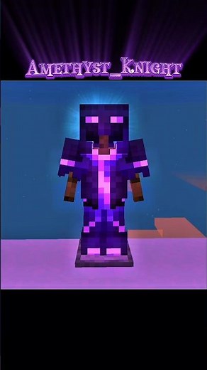 Amethyst Knight 🥷 👑 | The Power of Purple Armor | Minecraft Armor Showcase"