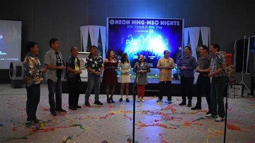 MMG-MSO kicks off the holiday season with a bright and bold Neon 80s' & 90s' Christmas Party – where retro beats, vibrant lights, and festive spirit come together! #MMG-MSO #QualityCareAndServiceForAll #Neon80sand90s #ChristmasParty2025 | Lucena MMG General Hospital
