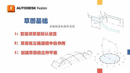 草图基础 1【Fusion 教程】VIP充电用户专属教程