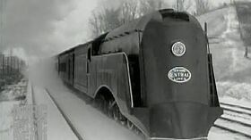 New York Central Streamlined Hudson No. 5344 "Commodore Vanderbilt"; December 1934.. 5344, Press Preview, December 14, 1934