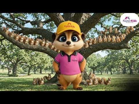 Number 20 for Kids - Twenty for Squirrels | Counting & Writing | Foster Kids