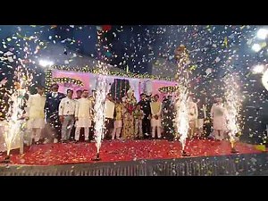 Stage Cold Fire Work show | Paper Blast with Cold Pyro | Best stage Function Wedding