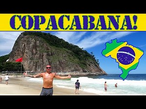 BRAZILIAN BIKINI BABES IN COPACABANA BEACH RIO DE JANEIRO & CHECKING OUT THE COPACABANA FORT!!!