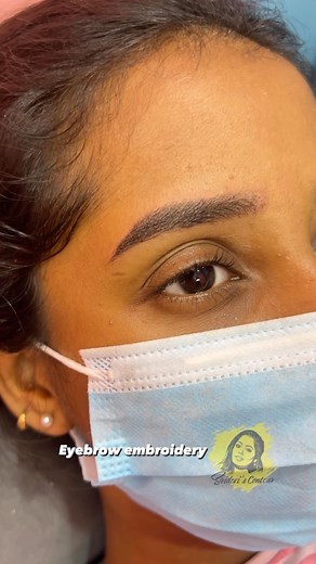 Eyebrow embroidery @sridevis_contour_studio | Sridevi's Contour
