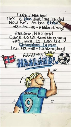 ⚽️ Ha-Ha-Ha Haaland Song - CTID (Lyrics)