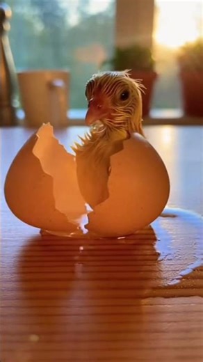 Watch This Cute Chick Break Out of Its Shell 🥚