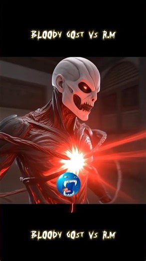 Free Fire Bloody Ghost vs Robot Monster | Dangerous Fight 🔥 #freefiremax #vairalvideo #shortsfeed