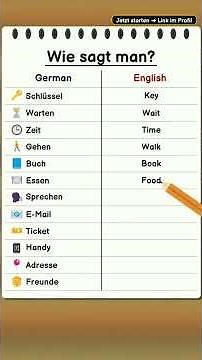 Learn English quickly & easily: Vocabulary, explanations, and practical tips. Start learning Engl...