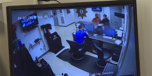 Footage shows former sheriff after DUI arrest