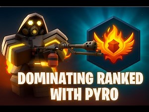 Dominating Ranked with PYRO.. (Roblox Bedwars)
