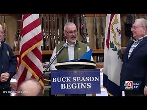 Governor Morrisey and the WVDNR announce the start of WV buck firearm season