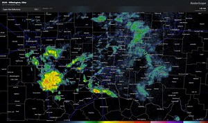[2:20 AM] Additional showers, with an isolated storm, will continue to increase in coverage through daybreak, particularly between I-70 and the Ohio River. Isolated heavy rain of 1-2" will be possible as the slow-moving activity pivots to the east. | US National Weather Service Wilmington OH