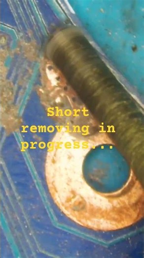 Dead Board Fixed! 😳 Grinding & Drilling to Remove Short Circuit