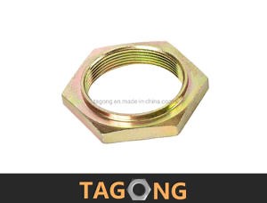 [Hot Item] Special Thin Nuts Yellow Zinc M27 Lock Nuts Gearbox Nuts Front Wheel Axle Nuts