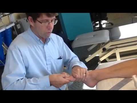Hallux Limitus Evaluation with Self Mobilization