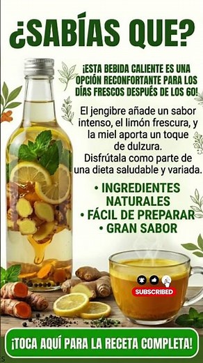 Té de Jengibre, Limón y Miel
