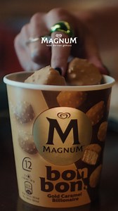 Magnum bonbon - Eiscremegenuss im Snackformat und in drei leckeren Sorten | Magnum