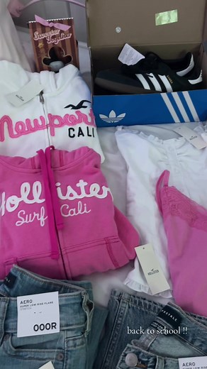 Back to School Haul: Hollister & School Supplies Shopping