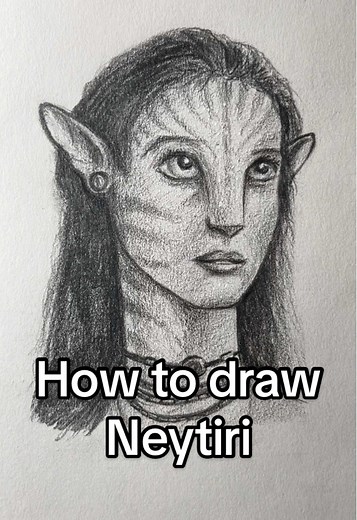 Cómo dibujar a Neytiri de Avatar: Guía paso a paso