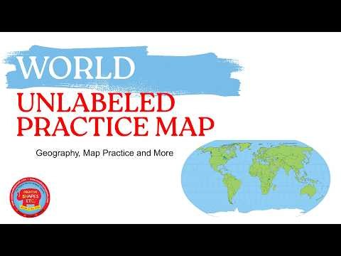 Make Geography Fun: Interactive Unlabeled World Maps for Classrooms & Homeschool!