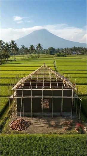 rom Empty Land to a Peaceful Home | Indonesian Village Timelapse