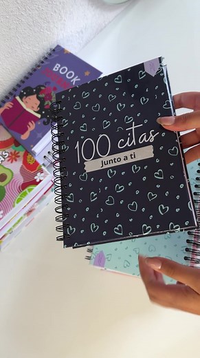 Y aqui seguimos 🩵🫶🏻! No olvides de realizar tu pedido por instagram purplee_notes 💕 #emprendimiento #libretas #100citas
