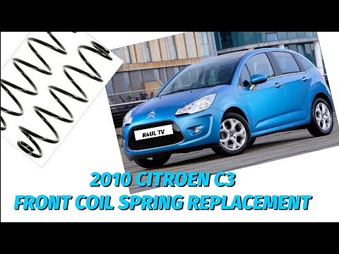2010 CITROEN C3 FRONT COIL SPRING REPLACEMENT