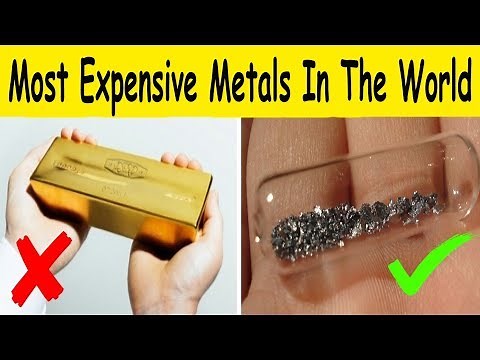 World's 10 Most Expensive Metals, ((Precious Metals))