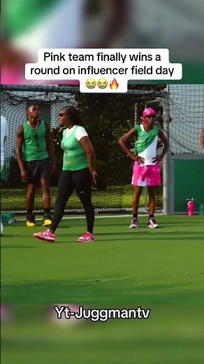 Pink Team Finally wins 1 round on influencer island🤣🤣🔥