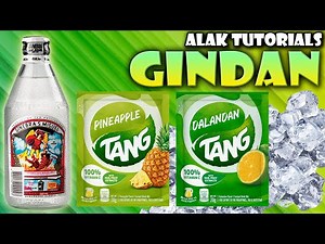 GINDAN GIN MIX Tang Dalandan + Pineapple Tang Pinoy Cocktail | Alak Tutorials 327