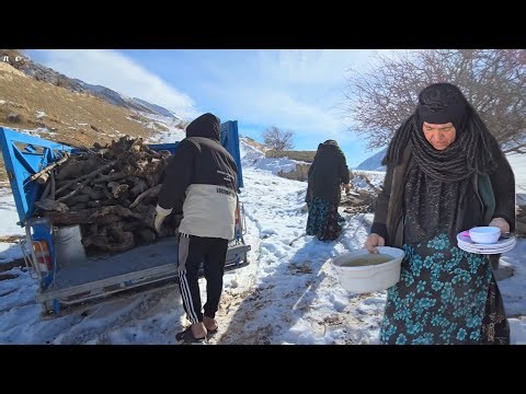 Grandma's Victory: Successfully Carrying Firewood to the Magic Cave