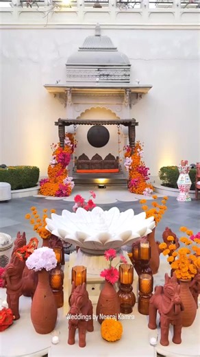 A day of calm, color, and connection! Mrin & Dustin’s Mehendi, just before forever. Planned by: @weddingsbyneerajkamra #weddingsbyneerajkamra #mehendi #celebrations #eventplanner #ShaadiMoments [Luxury wedding planner, Royal wedding, Wedding decor inspiration, destination wedding planner, top decorators, Best Event planner] | Weddings by Neeraj Kamra