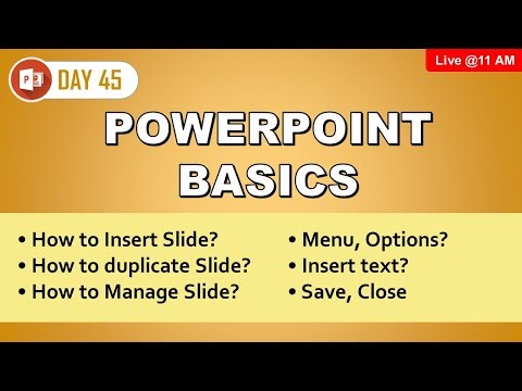 Day 45 - PowerPoint Introduction for Beginners | Learn PPT Basics