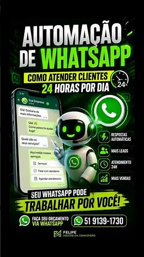 Automação De WhatsApp Para Empresas: Atenda Clientes 24 Horas Por Dia (Chatbot)