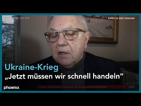 phoenix tagesgespräch mit Harald Kujat zum Krieg in der Ukraine am 28.02.22