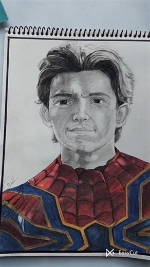 Spidy #marvel #art #drawing #anime #spiderverse #@Shorts