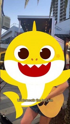 Busking/Babysitting what’s the difference? 😂 #babyshark