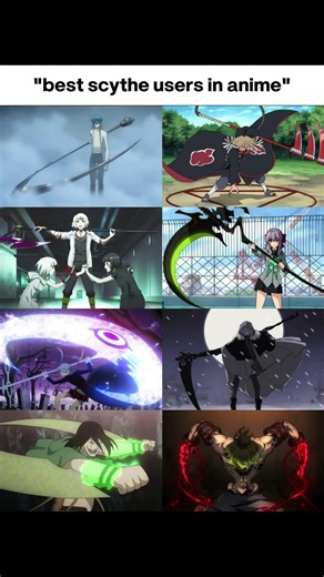 Who's your favorite scythe user in anime? #AnimeMeme #Anime #Memes #Scythe #Animeedit #Shorts
