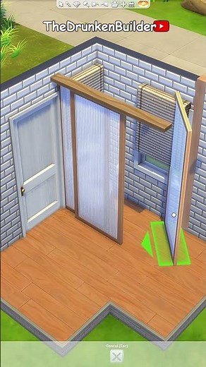 Warm, Modern Bathroom + Custom Shower 🛁🌿 - The Sims 4 #sims4 #sims4build #thesims4 #simsbuilding