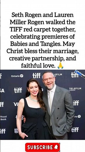 🎬 SETH ROGEN AND LAUREN MILLER ROGEN TURN TIFF 2026 INTO A ROMANTIC DATE NIGHT