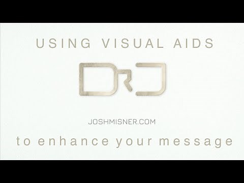 Adding visual aids to your speech to make it memorable!