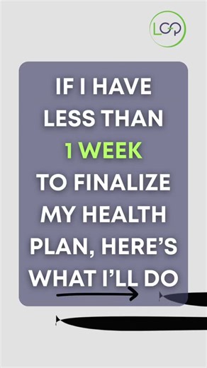 If I have less than 1 week to finalize my health insurance plan, here’s exactly what I do — and what I help my clients do too. ⏰💼 As a health insurance broker for self-employed professionals, high-income freelancers, and business owners, I know how overwhelming the last-minute rush can feel. But choosing the right health plan, PPO, HSA, or private coverage option can save you thousands. Here’s my process 👇 1️⃣ I don’t pick the cheapest plan. I always compare deductibles, out-of-pocket maximums
