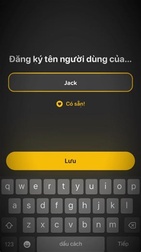 Đki đc tên ck Jack rồi. Vào chọn username locket đi không kẻo hết tên đẹp. Locket Gold trong bjo mình #locket #locketwidget #locketasia #j97 #jack #domdom