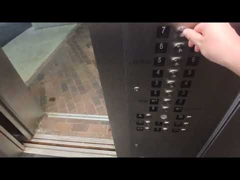 Modernized Dover traction elevators at the MTA MNRR WP station parking garage (White Plains, NY)