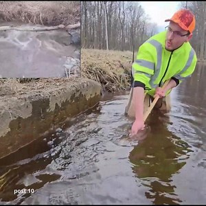 Unclogging Culvert Pipe, First Draining Of 2023 And It Was Awesome | Post 10