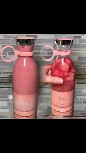 Icy strawberry banana smoothie #juiceblender #juiceconcentrate #fruitsmoothie