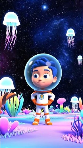 🚀 Kid Astronaut Meets a GIANT Alien! 👽